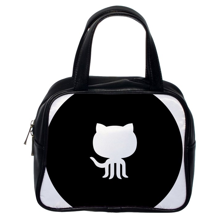 Logo Icon Github Classic Handbags (One Side)