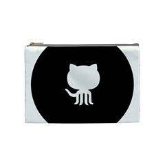 Logo Icon Github Cosmetic Bag (medium)  by Celenk