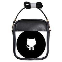 Logo Icon Github Girls Sling Bags by Celenk