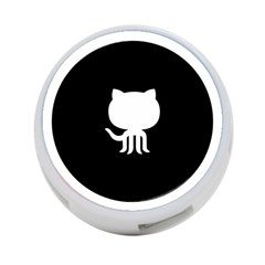 Logo Icon Github 4-port Usb Hub (one Side) by Celenk