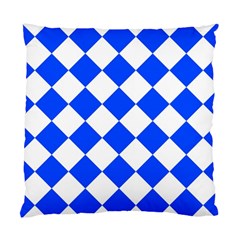 Blue White Diamonds Seamless Standard Cushion Case (one Side) by Celenk