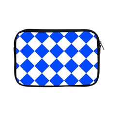 Blue White Diamonds Seamless Apple Ipad Mini Zipper Cases by Celenk