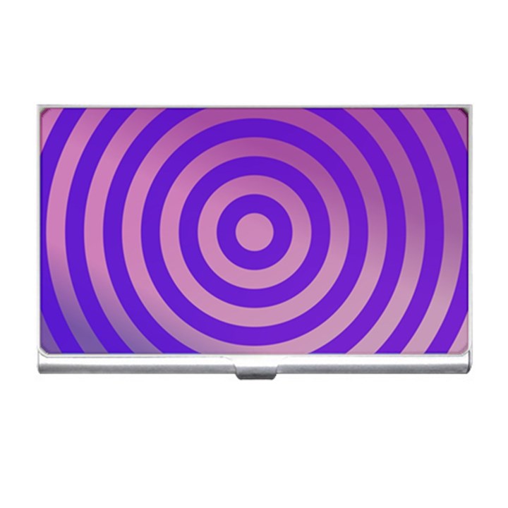 Circle Target Focus Concentric Business Card Holders