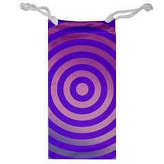 Circle Target Focus Concentric Jewelry Bag by Celenk