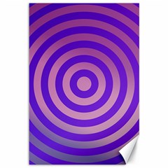 Circle Target Focus Concentric Canvas 12  X 18   by Celenk