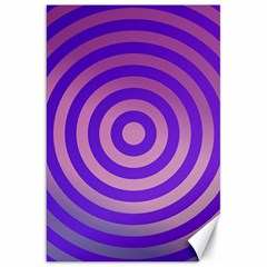 Circle Target Focus Concentric Canvas 20  X 30   by Celenk