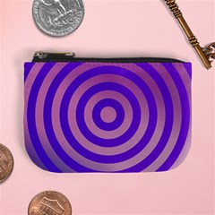 Circle Target Focus Concentric Mini Coin Purses by Celenk