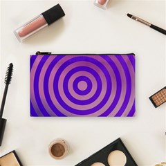 Circle Target Focus Concentric Cosmetic Bag (small)  by Celenk