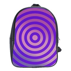 Circle Target Focus Concentric School Bag (large) by Celenk