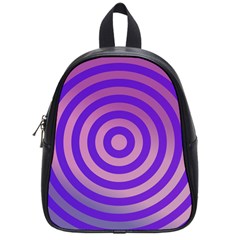 Circle Target Focus Concentric School Bag (small) by Celenk