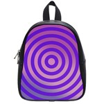 Circle Target Focus Concentric School Bag (Small) Front