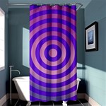 Circle Target Focus Concentric Shower Curtain 36  x 72  (Stall)  Curtain(36 X72 ) - 33.26 x66.24  Curtain(36 X72 )