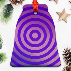 Circle Target Focus Concentric Ornament (bell) by Celenk