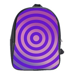 Circle Target Focus Concentric School Bag (xl) by Celenk