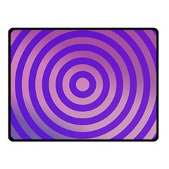 Circle Target Focus Concentric Double Sided Fleece Blanket (small)  by Celenk