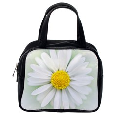 Art Daisy Flower Art Flower Deco Classic Handbags (one Side) by Celenk