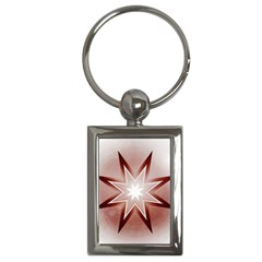 Star Christmas Festival Decoration Key Chains (rectangle) 