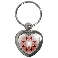 Star Christmas Festival Decoration Key Chains (heart)  by Celenk