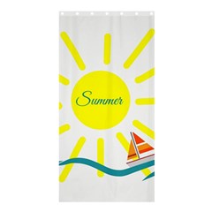 Summer Beach Holiday Holidays Sun Shower Curtain 36  X 72  (stall)  by Celenk