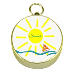 Summer Beach Holiday Holidays Sun Gold Compasses by Celenk