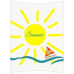 Summer Beach Holiday Holidays Sun Back Support Cushion