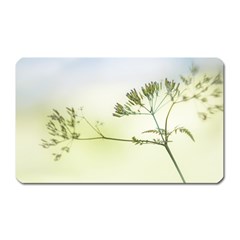 Spring Plant Nature Blue Green Magnet (rectangular) by Celenk