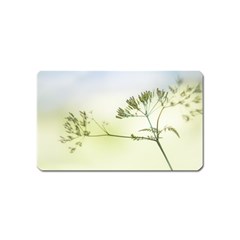 Spring Plant Nature Blue Green Magnet (name Card) by Celenk