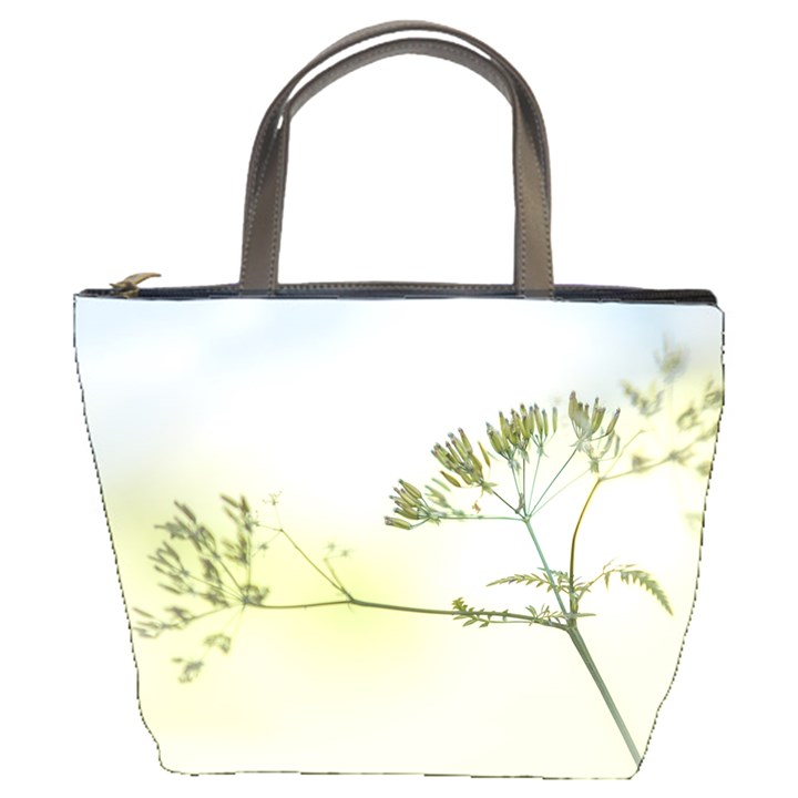 Spring Plant Nature Blue Green Bucket Bags