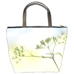 Spring Plant Nature Blue Green Bucket Bags Back