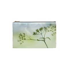 Spring Plant Nature Blue Green Cosmetic Bag (small)  by Celenk