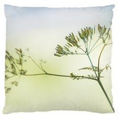 Spring Plant Nature Blue Green Large Cushion Case (two Sides) by Celenk