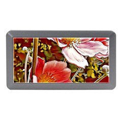 Flower Hostanamone Drawing Plant Memory Card Reader (mini) by Celenk