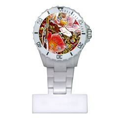 Flower Hostanamone Drawing Plant Plastic Nurses Watch by Celenk