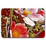 Flower Hostanamone Drawing Plant Large Doormat  30 x20  Door Mat