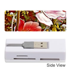 Flower Hostanamone Drawing Plant Memory Card Reader (stick)  by Celenk