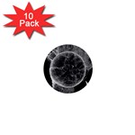 Space Universe Earth Rocket 1  Mini Buttons (10 pack)  Front