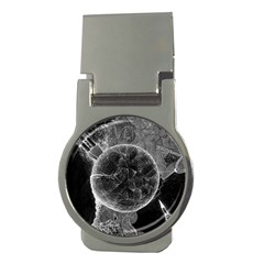 Space Universe Earth Rocket Money Clips (round)  by Celenk