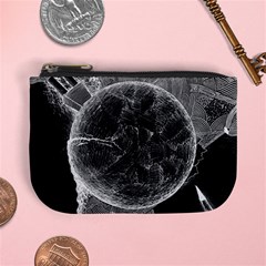 Space Universe Earth Rocket Mini Coin Purses by Celenk