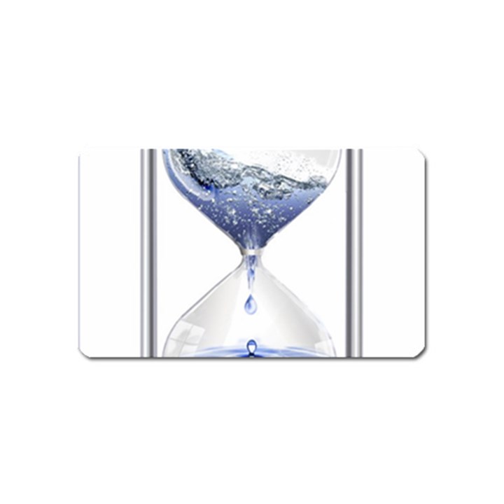 Time Water Movement Drop Of Water Magnet (Name Card)