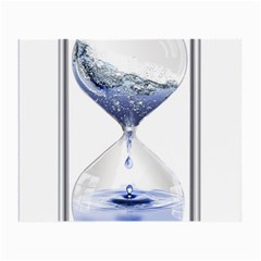 Time Water Movement Drop Of Water Small Glasses Cloth by Celenk