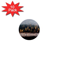 Trees Plants Nature Forests Lake 1  Mini Buttons (10 Pack)  by Celenk