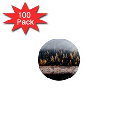 Trees Plants Nature Forests Lake 1  Mini Magnets (100 Pack)  by Celenk