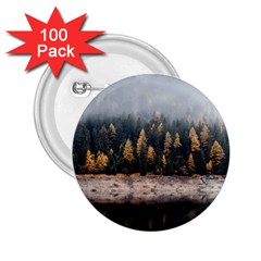 Trees Plants Nature Forests Lake 2 25  Buttons (100 Pack)  by Celenk