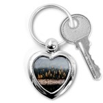 Trees Plants Nature Forests Lake Key Chains (Heart)  Front