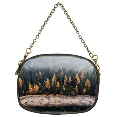 Trees Plants Nature Forests Lake Chain Purses (two Sides)  by Celenk