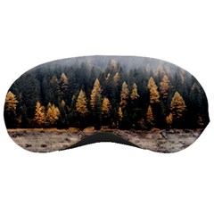 Trees Plants Nature Forests Lake Sleeping Masks by Celenk