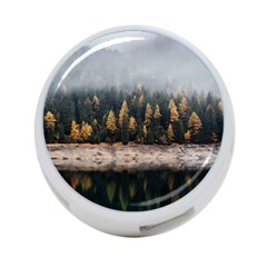 Trees Plants Nature Forests Lake 4-port Usb Hub (one Side) by Celenk