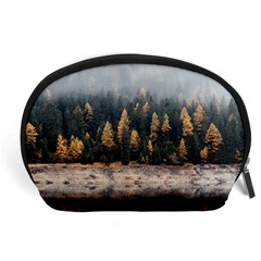 Trees Plants Nature Forests Lake Accessory Pouches (large)  by Celenk