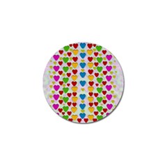 So Sweet And Hearty As Love Can Be Golf Ball Marker (4 Pack) by pepitasart