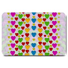 So Sweet And Hearty As Love Can Be Large Doormat  by pepitasart